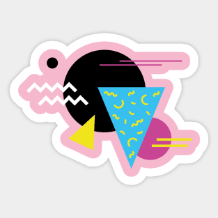 Memphis Pattern 59 / 80s Retro Sticker